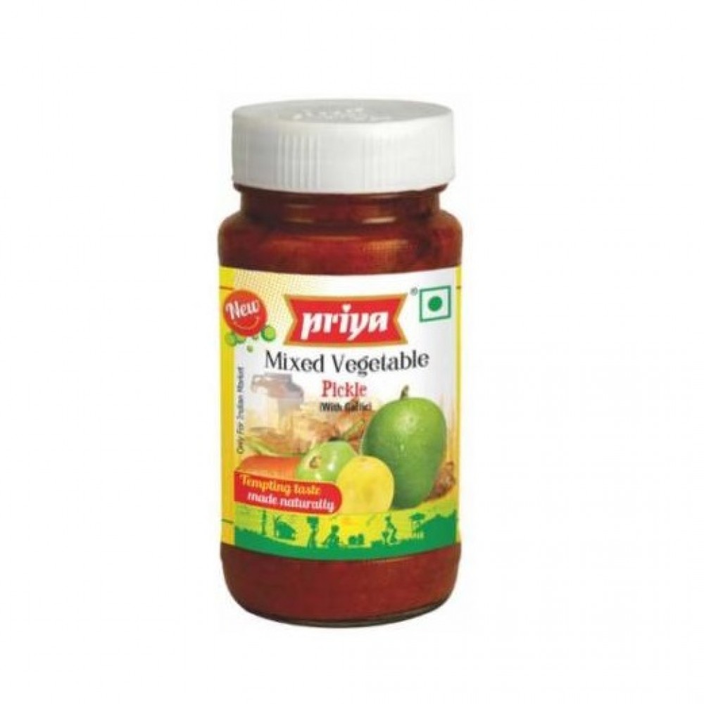 Priya Mixed Vegetable Pickle 300g