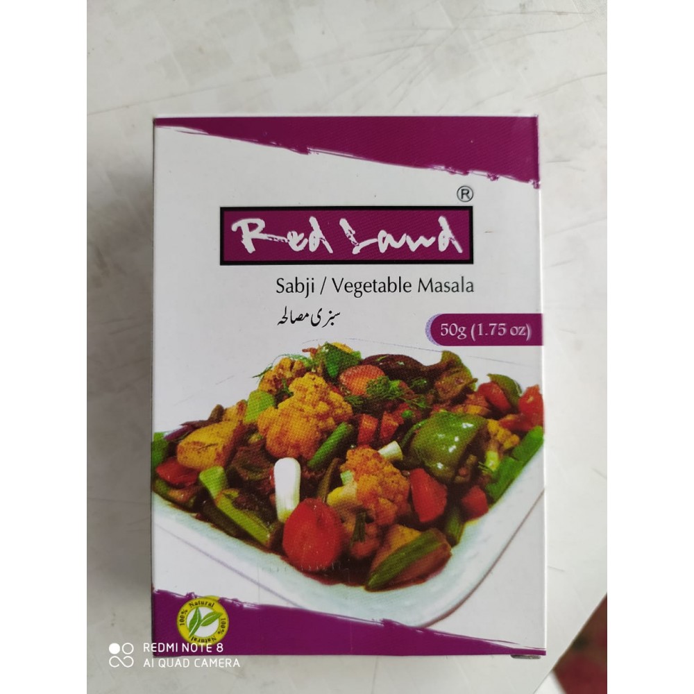 Red Land Sabji Masala - 50Gr